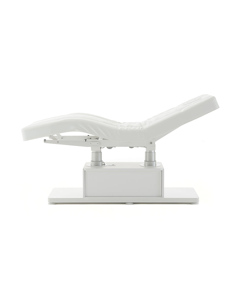 The Clair - White massage table - with motor - without armrests